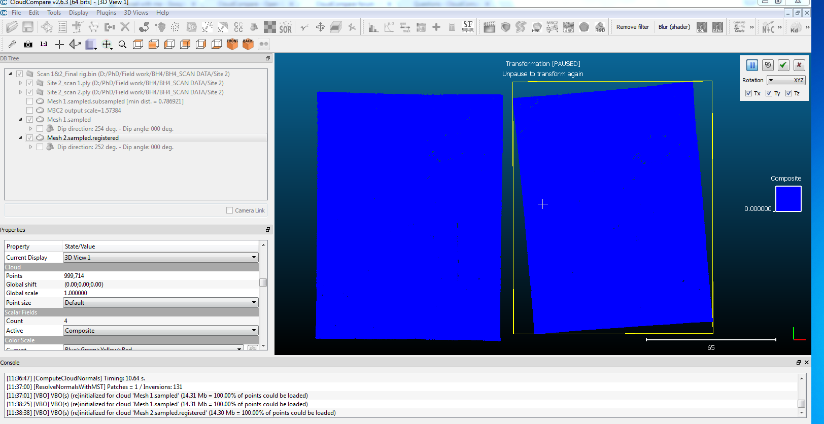 Scalar feild with no selecting the Dip direction-dip angle.PNG